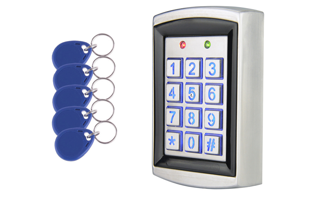 External Back-lit Digital keypad with Proximity reader